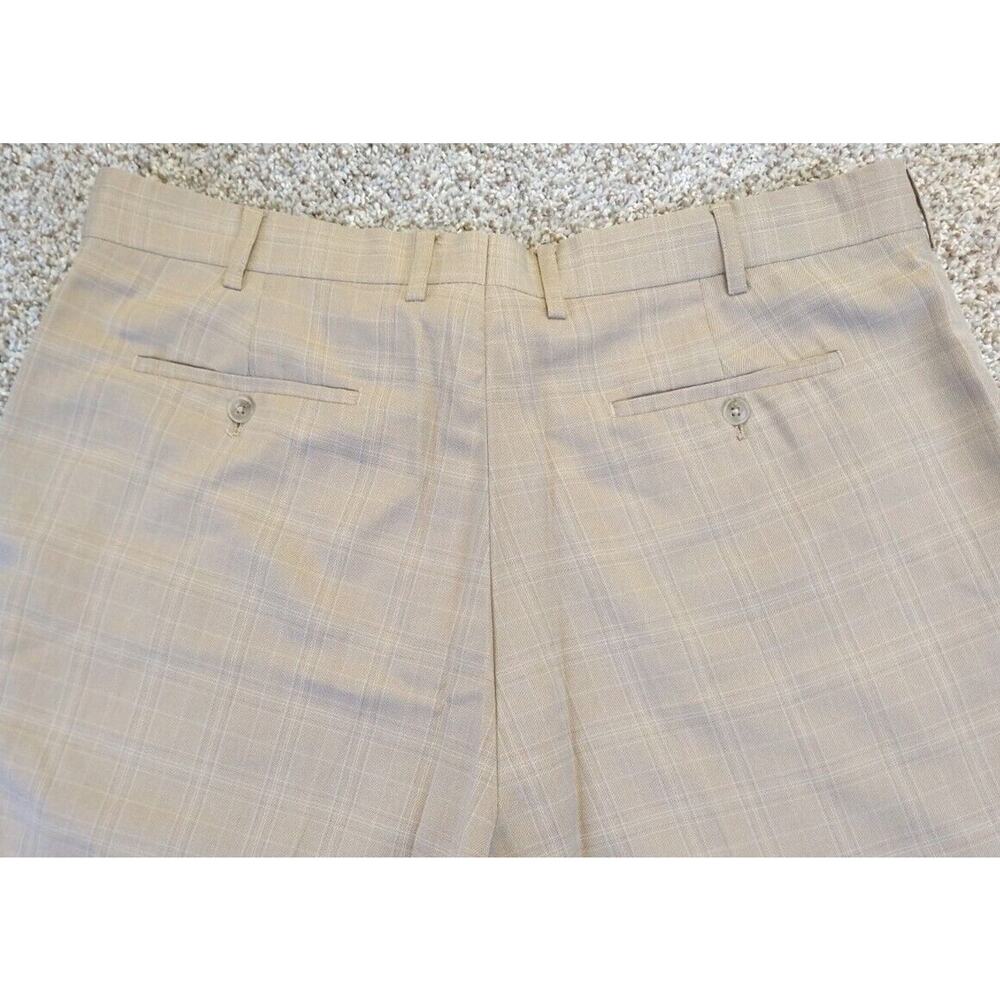 FUBU THE COLLECTION MENS CUFFED Chino PANTS Plaid SIZE 39R - Picture 4 of 10